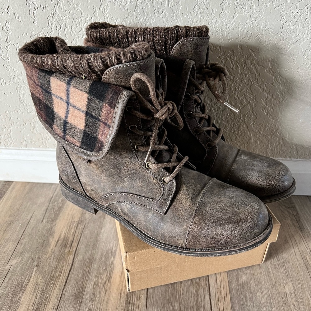 JustFab Brown Bootie